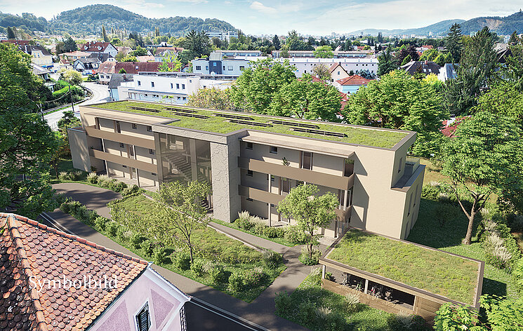 Grat, Stattegger Straße 61 - Neubauprojekt mit 16 Eigentumswohnungen - GWS Wohnungen - Symbolbild