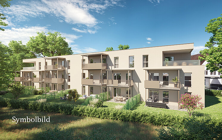 Grat, Stattegger Straße 61 - Neubauprojekt mit 16 Eigentumswohnungen - GWS Wohnungen - Symbolbild