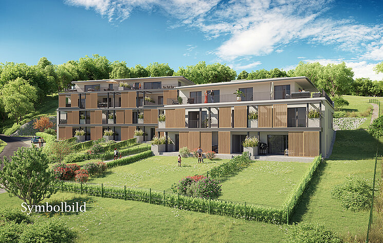 Hart bei Graz, Karl-Binder-Gasse 13 und 15 - Neubauprojekt mit 13 Eigentumswohnungen - GWS Wohnungen - Symbolbild